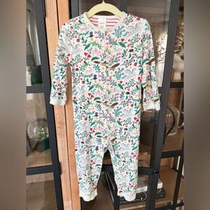 Mini Boden coverall baby girl enchanted forest print swan floral owl unicorns